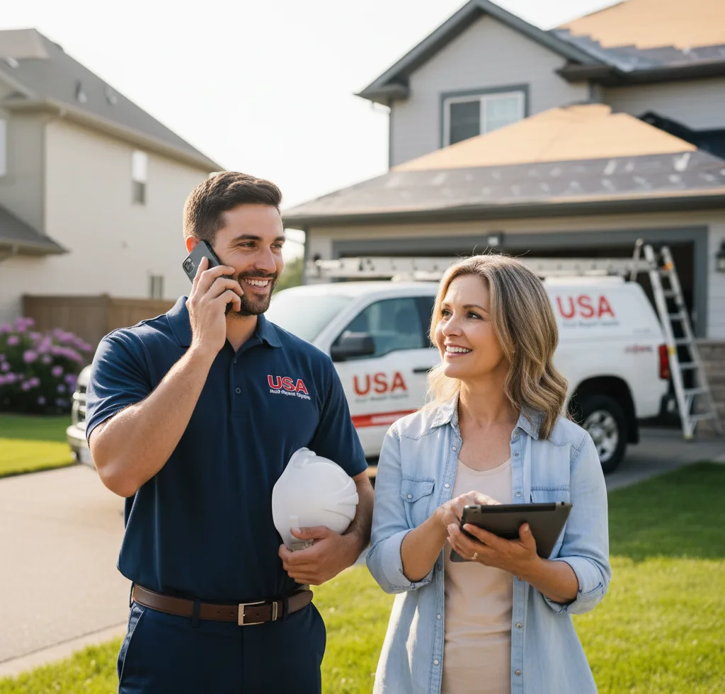 USA Roof Repair Experts customer support in Frewsburg